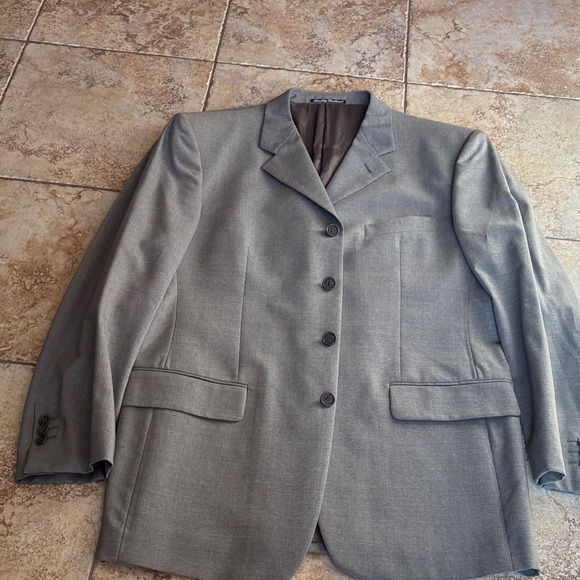 Italian Classic Gray Men's Blazer 42R - Picture 1 of 6